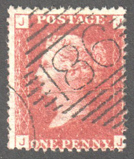 Great Britain Scott 33 Used Plate 121 - JJ - Click Image to Close